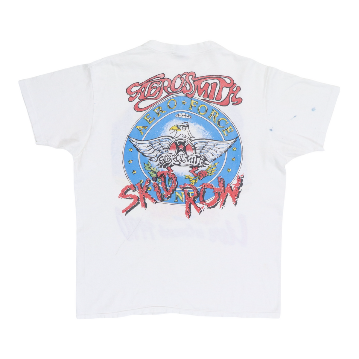 1990 Aerosmith Skid Row Tour Shirt | Authentic Vintage Tee – WyCo