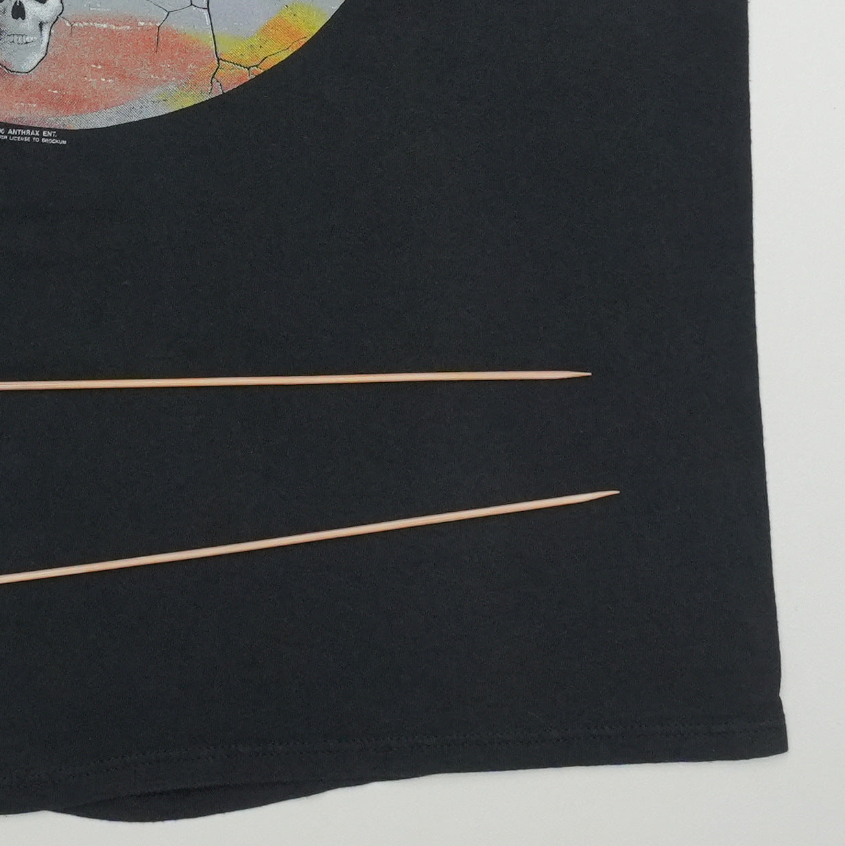 1990 Anthrax Persistence Of Time Long Sleeve Shirt Detail 4