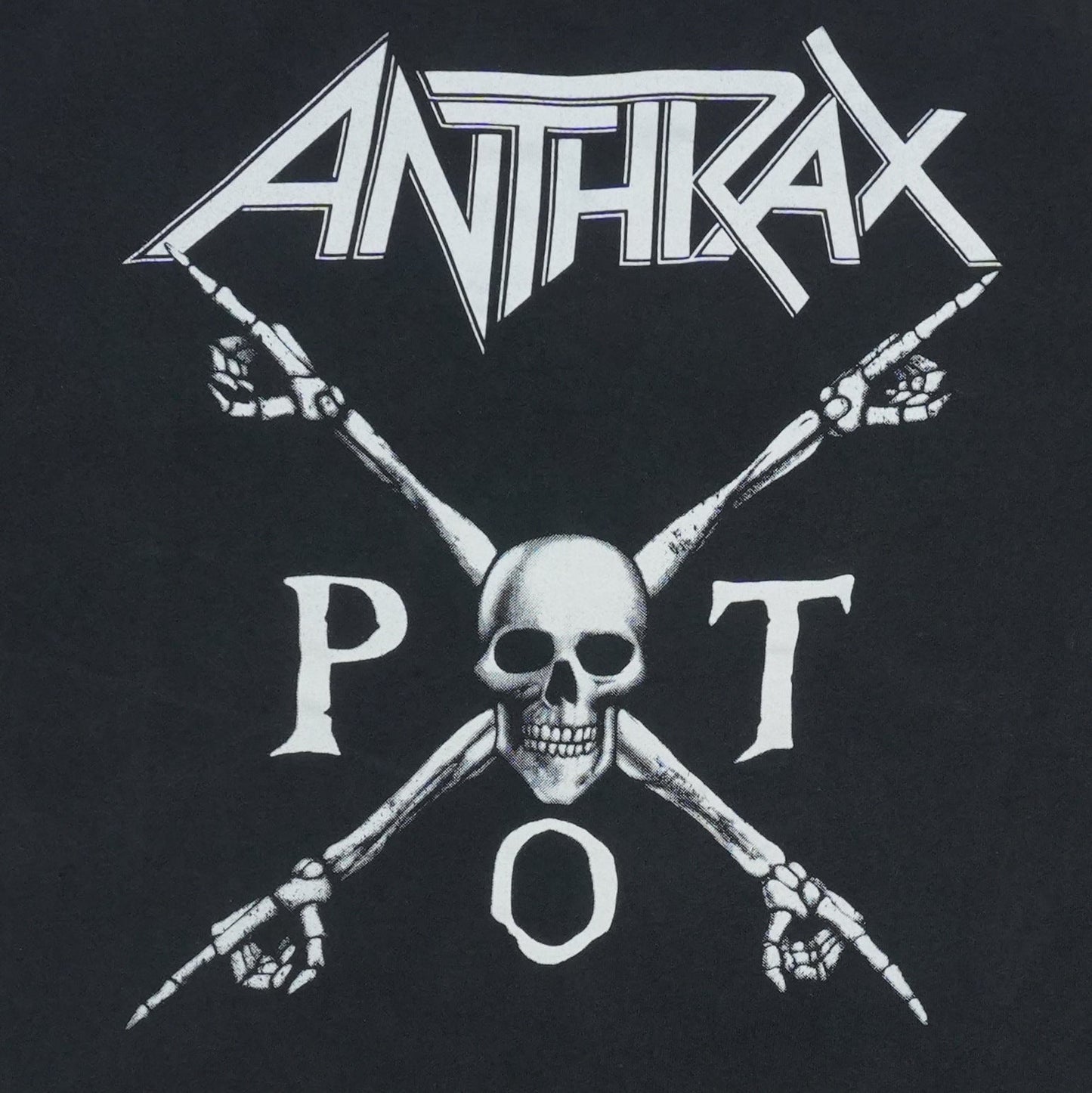 1990 Anthrax Persistence Of Time Long Sleeve Shirt Detail 7