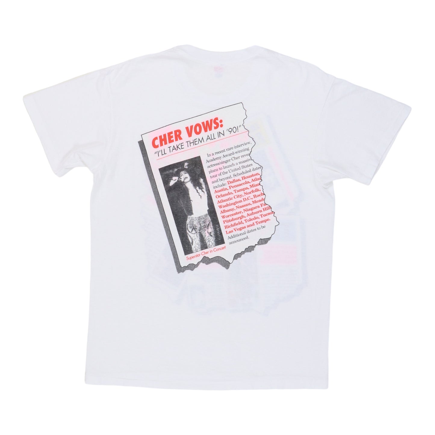 1990 Cher Tabloid Shirt