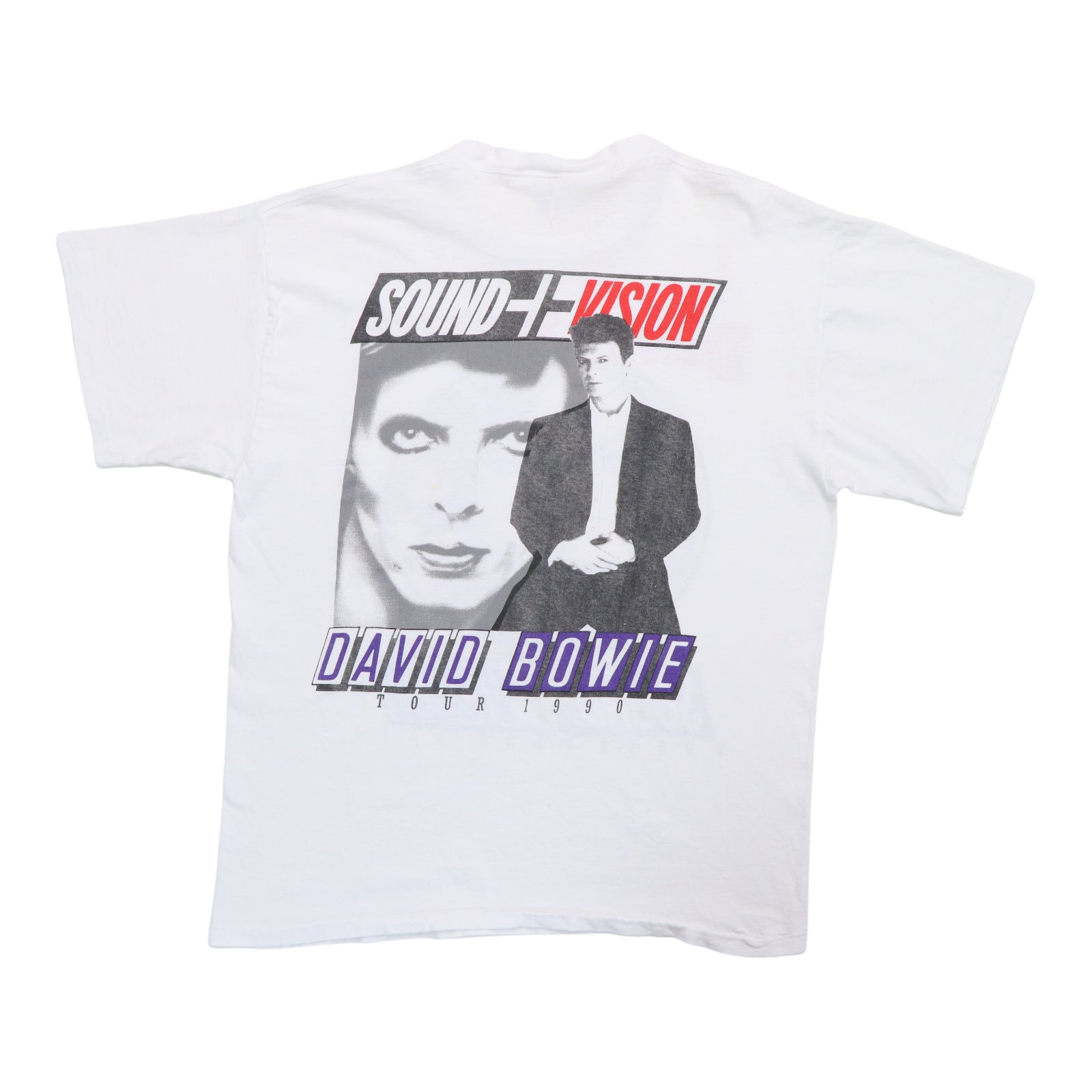 1990 David Bowie Sound + Vision Tour Shirt | Authentic Vintage Tee