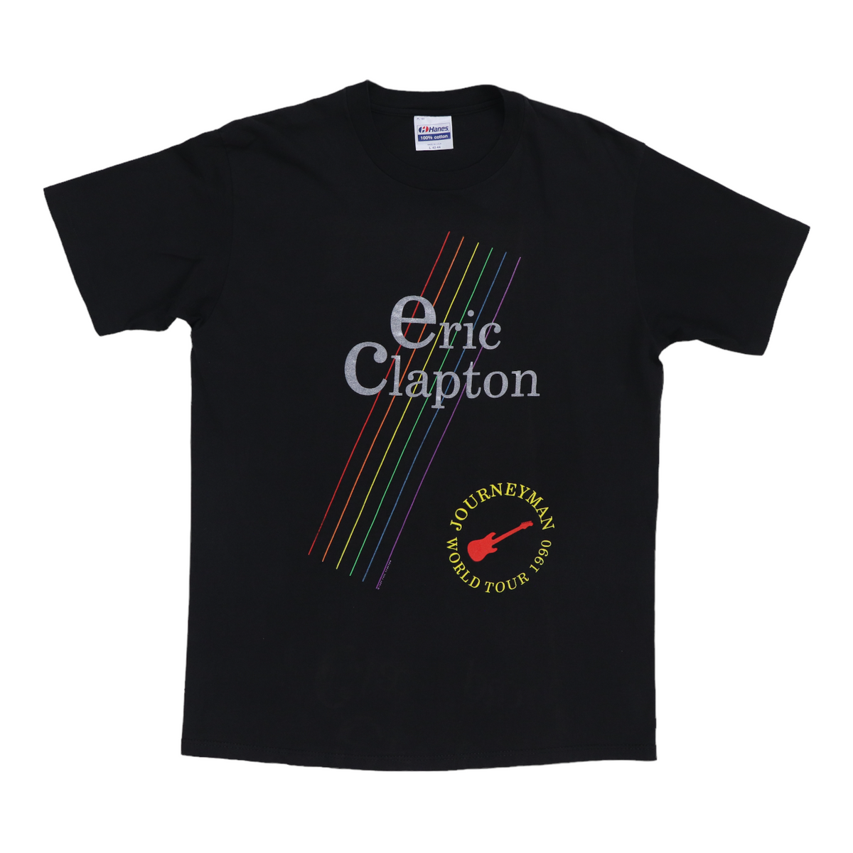 ERIC CLAPTON JOURNEYMAN TOUR 1990 Tシャツ L 1990-Eric-Clapton-Journeyman-