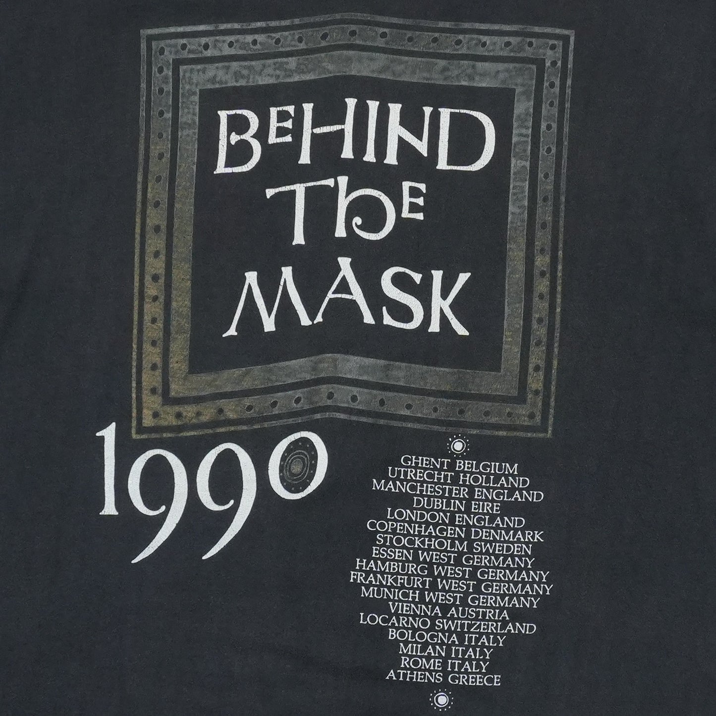 1990 Fleetwood Mac Behind The Mask Tour Shirt
