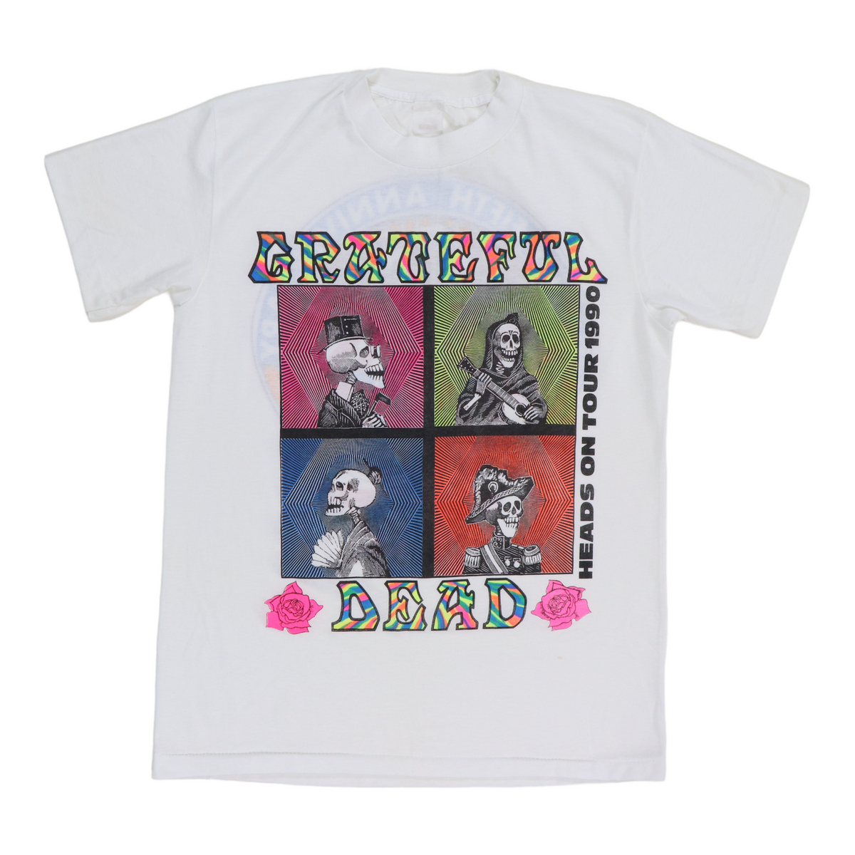 1990 Grateful Dead 25th Anniversary Tour Shirt | Authentic Vintage