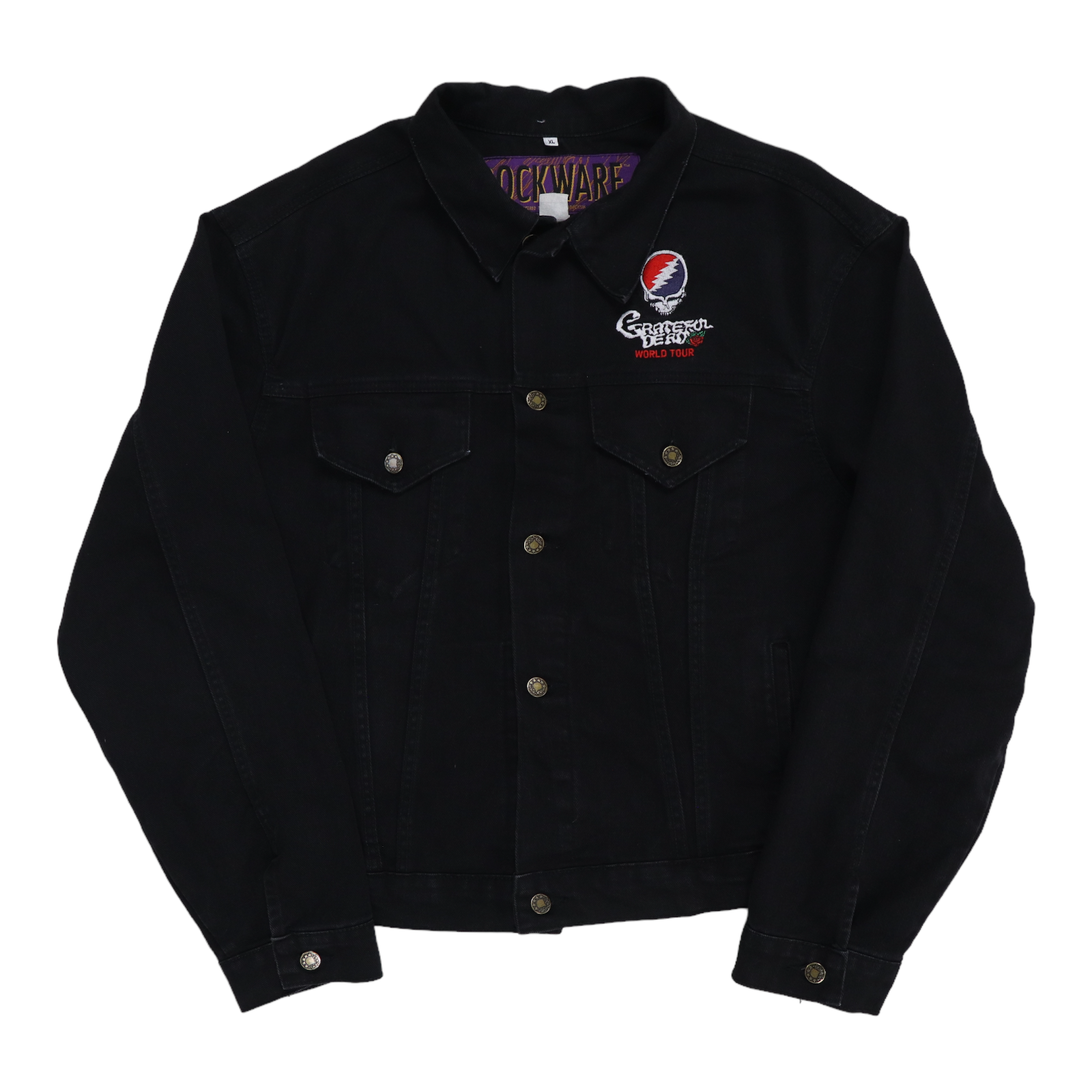 1990 Grateful Dead World Tour Denim Jacket | Authentic Vintage Jacket ...