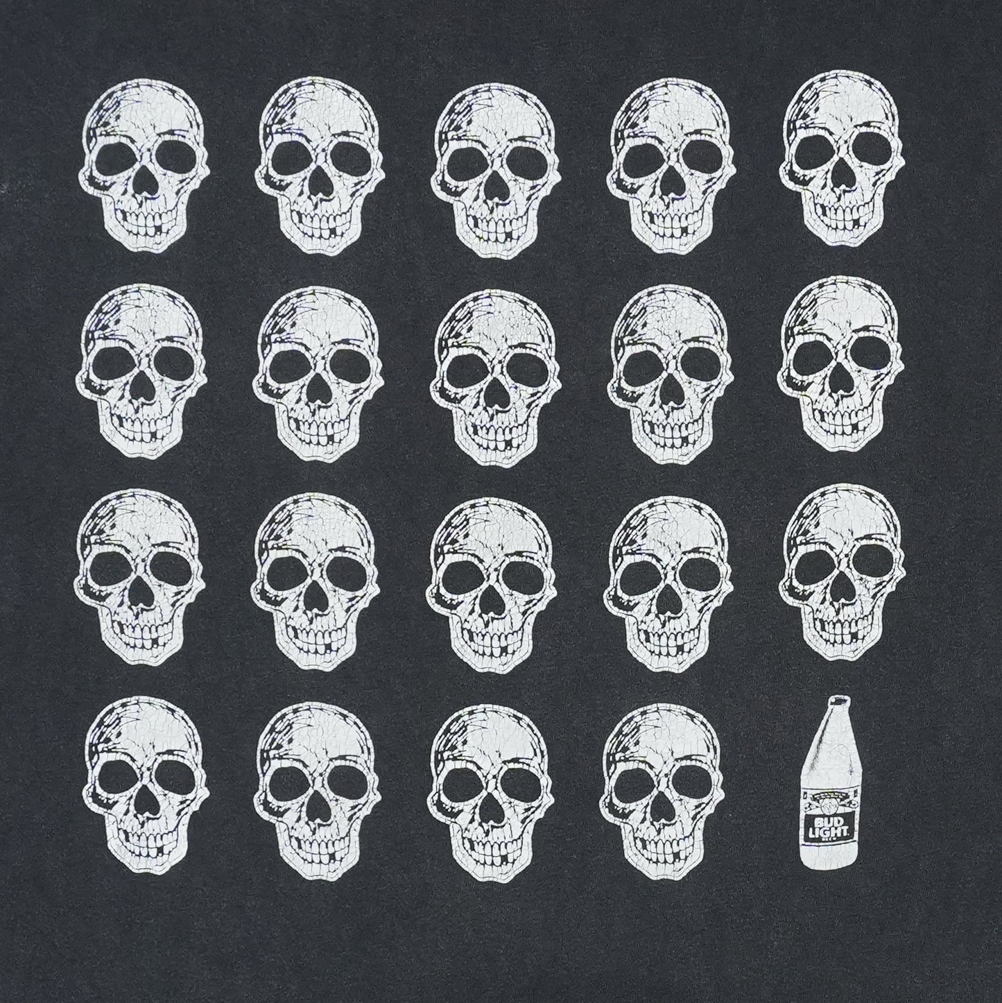 1990 Haunted Warehouse Party Skull Shirt
