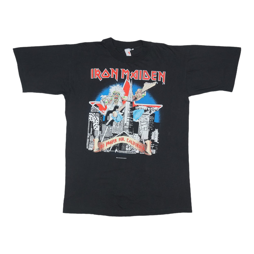 1990 Iron Maiden No Prayer For California Shirt