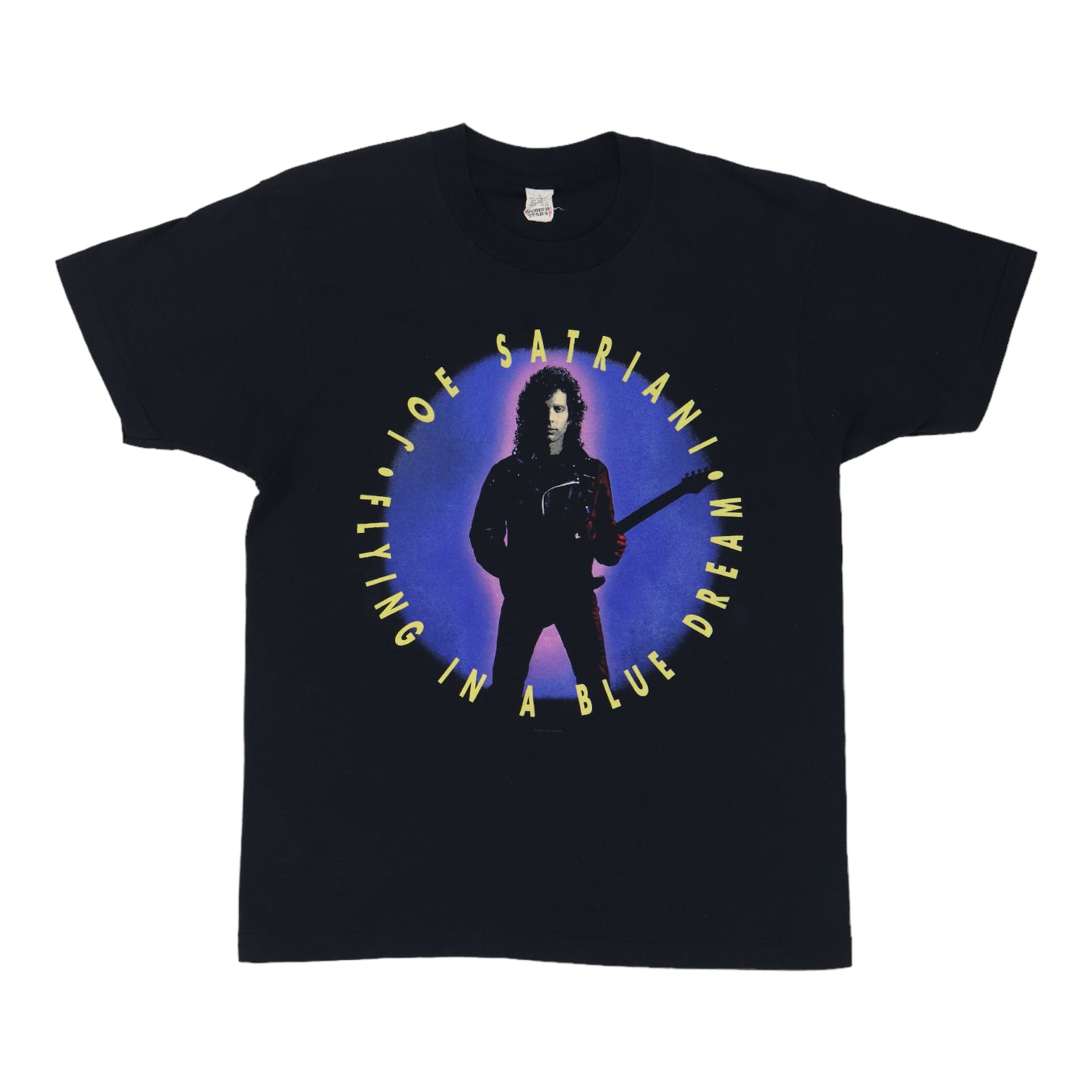 1990 Joe Satriani Tour Shirt | Authentic Vintage Tee – WyCo Vintage