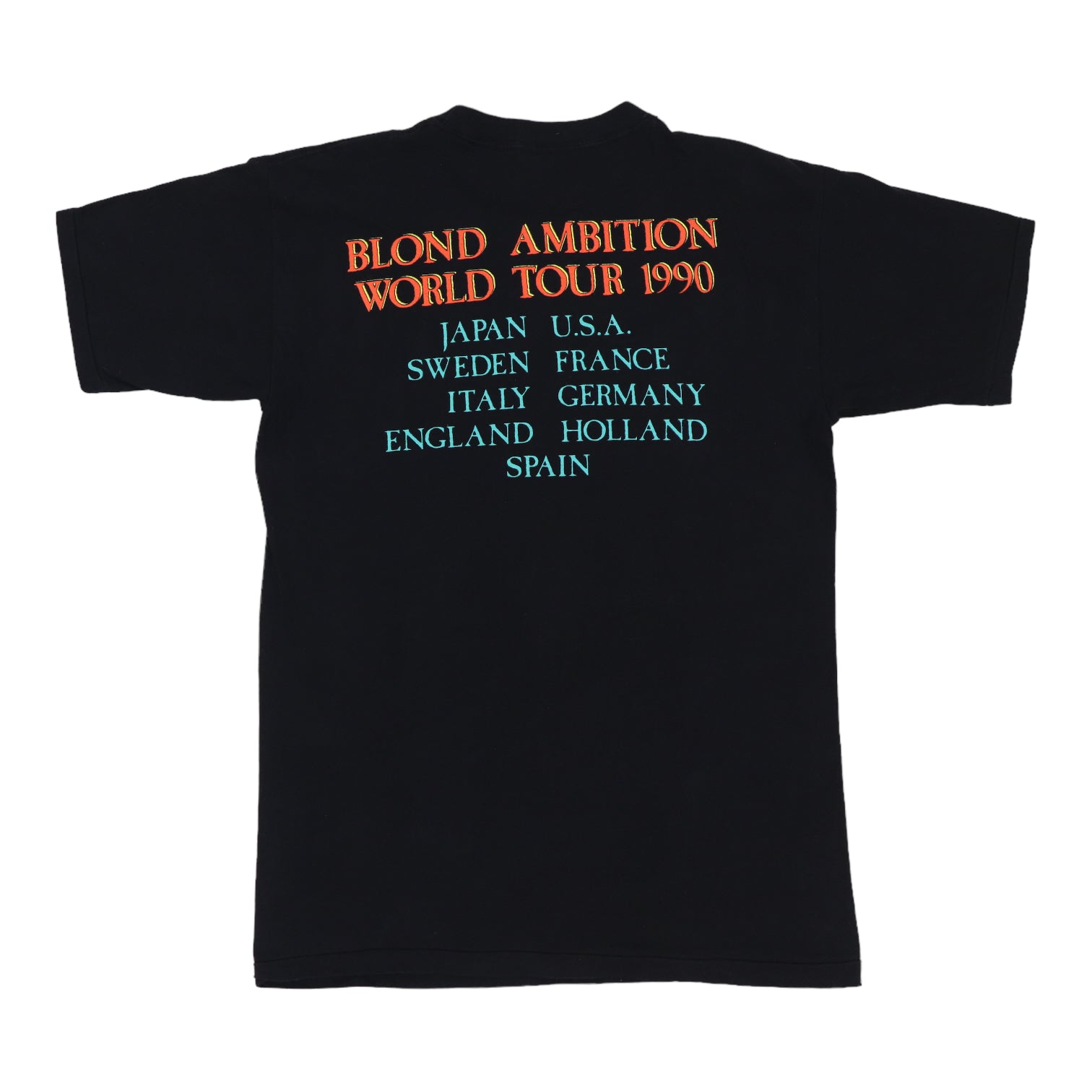 マドンナ blond ambition world tour Tシャツ 90s Madonna Blond Ambition World Tour 90 Vintage T Shirt Rock