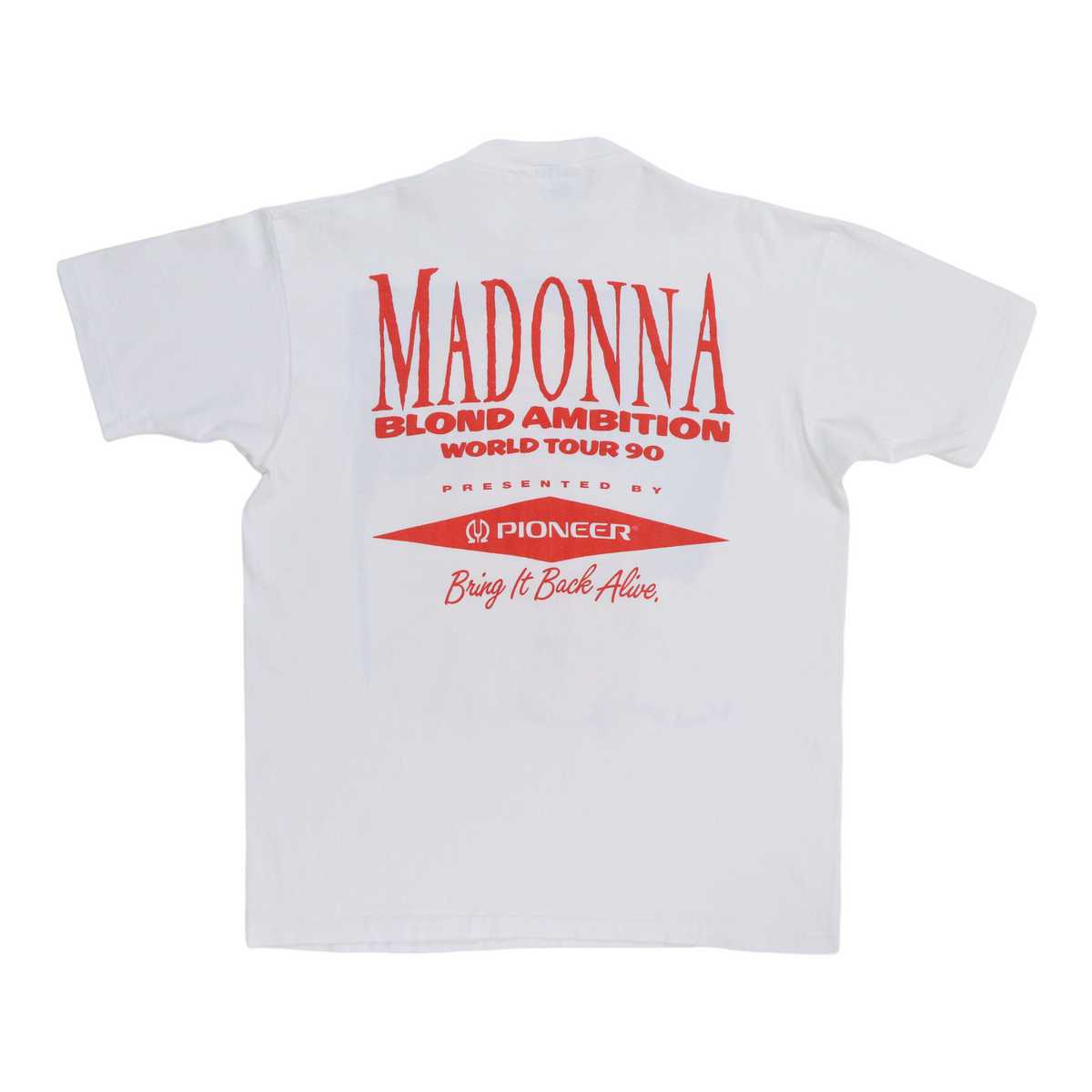 1990 Madonna Blond Ambition Tour Shirt | Authentic Vintage Tee