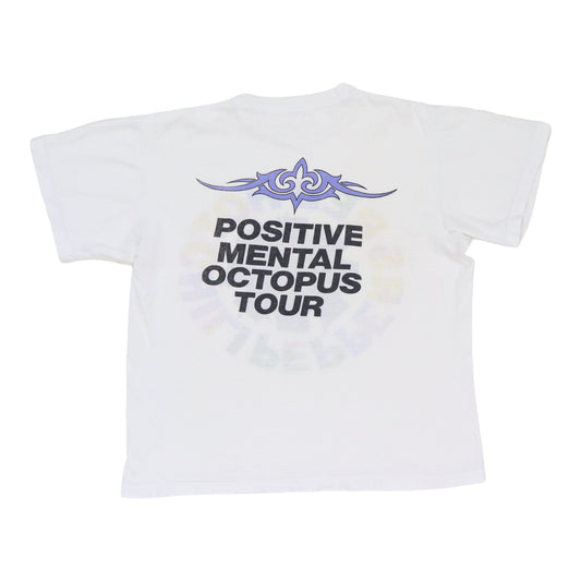 1990 Red Hot Chili Peppers Positive Mental Octopus Shirt Back