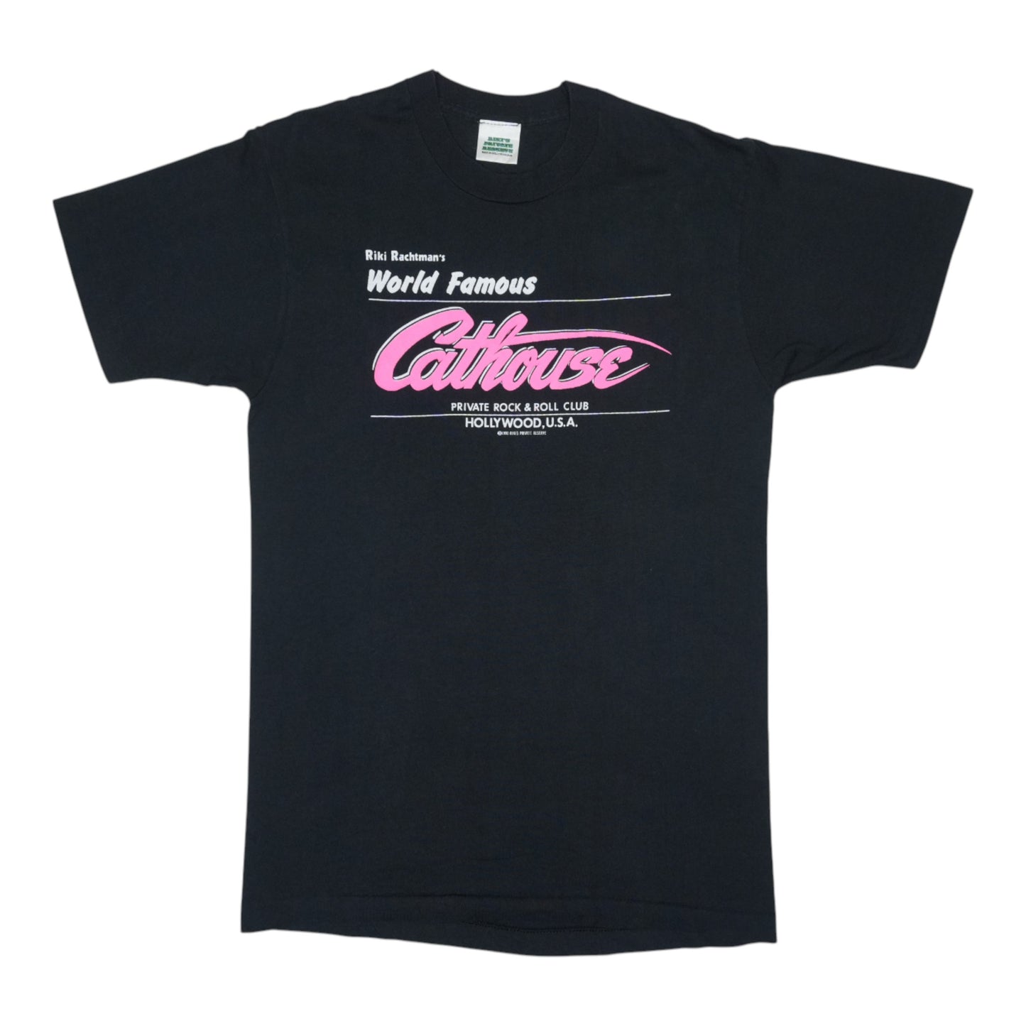 1990 Riki Rachtman's Cathouse Shirt