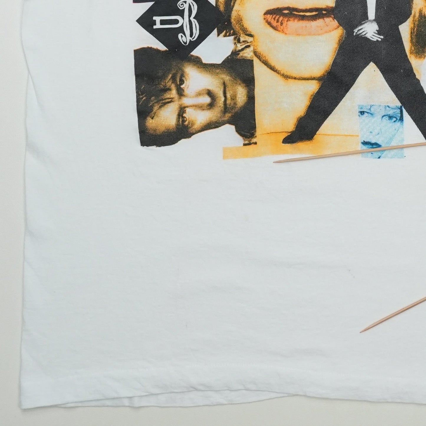 1990 David Bowie Sound + Vision World Tour Shirt Detail 3