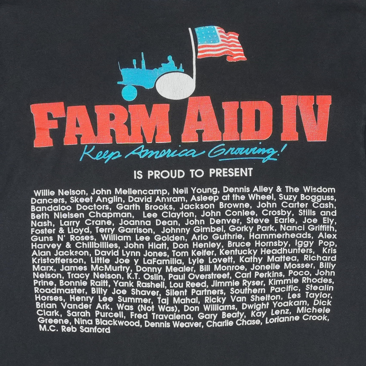 1990 Farm Aid IV Shirt