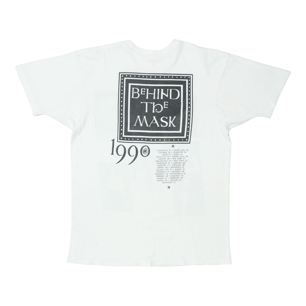 1990 Fleetwood Mac Behind The Mask Tour Shirt