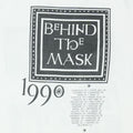 1990 Fleetwood Mac Behind The Mask Tour Shirt