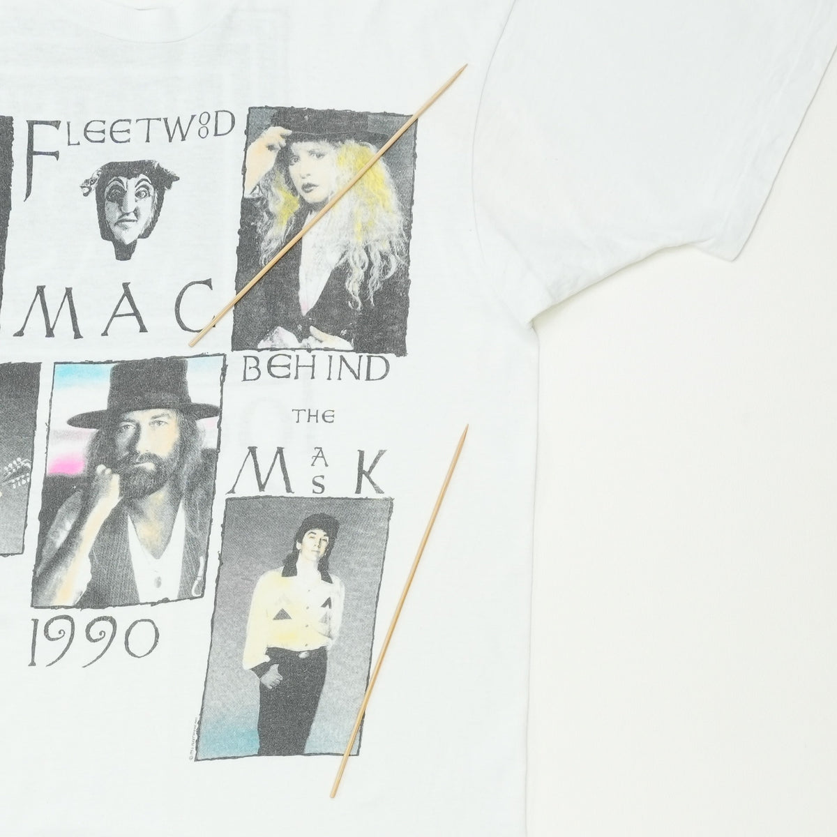 1990 Fleetwood Mac Behind The Mask Tour Shirt