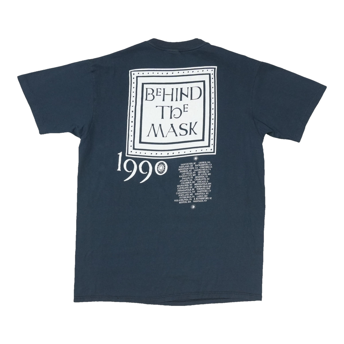 1990 Fleetwood Mac Behind The Mask Tour Shirt