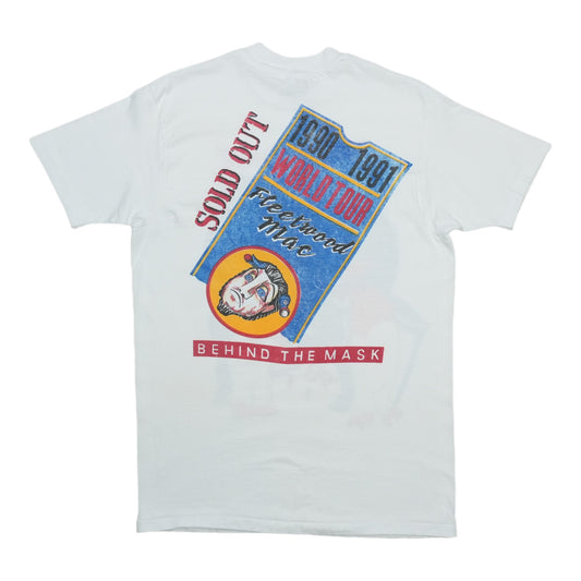 1990 Fleetwood Mac Behind the Mask World Tour Shirt Back