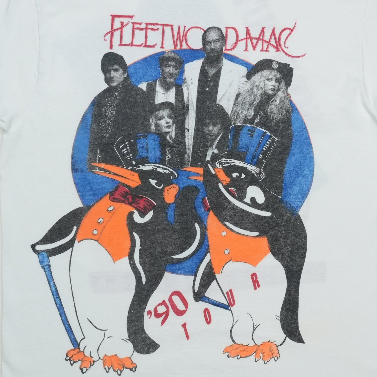 1990 Fleetwood Mac Behind the Mask World Tour Shirt Detail 2