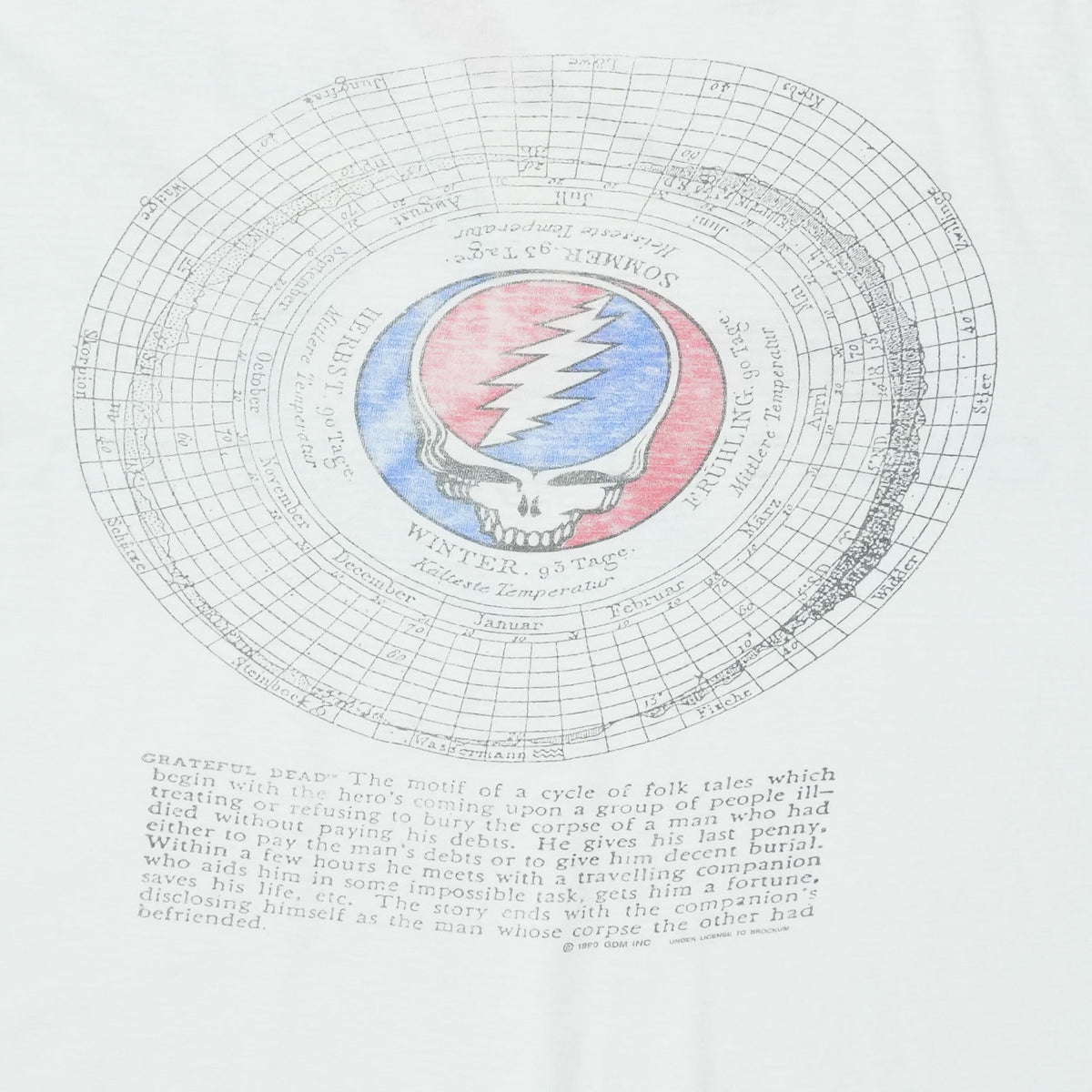 1990 Grateful Dead 25th Anniversary Shirt