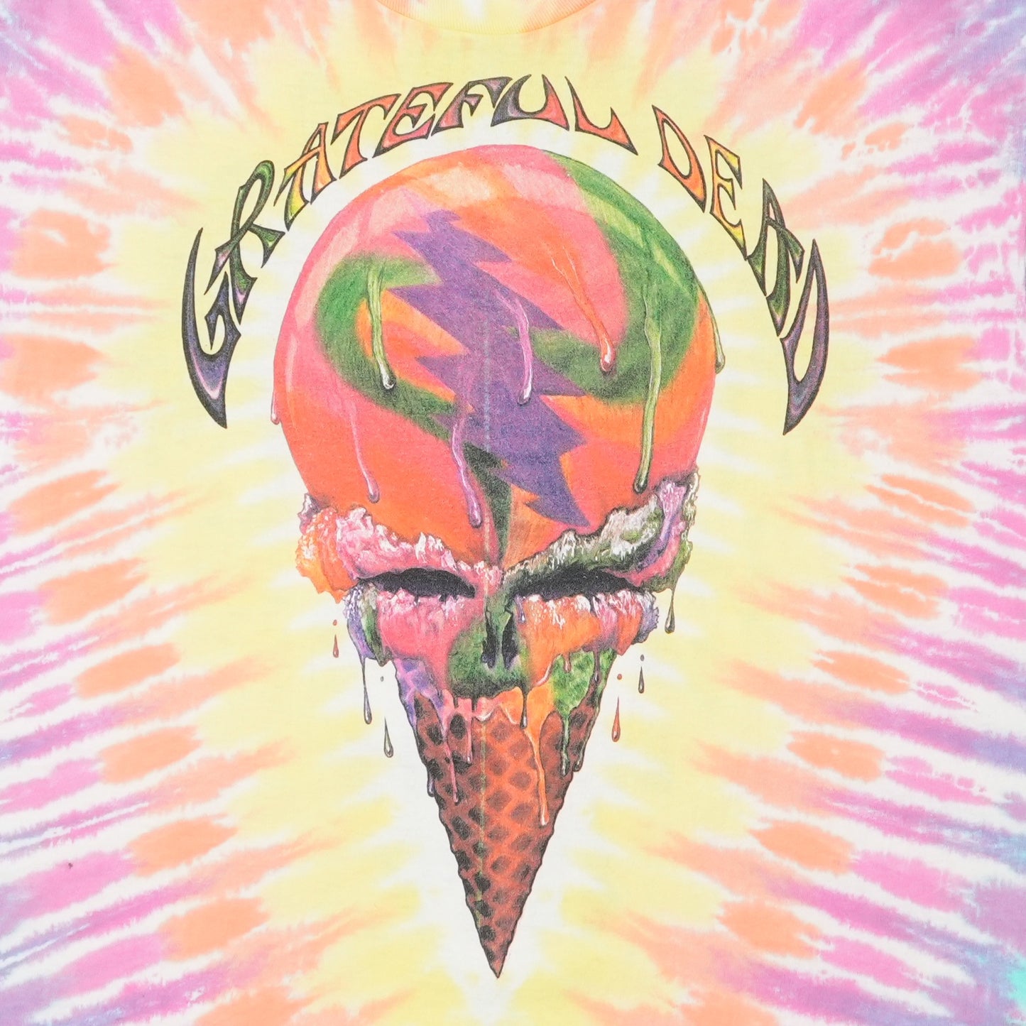 1990 Grateful Dead Chicago Concert Tie Dye Shirt