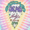 1990 Grateful Dead Chicago Concert Tie Dye Shirt