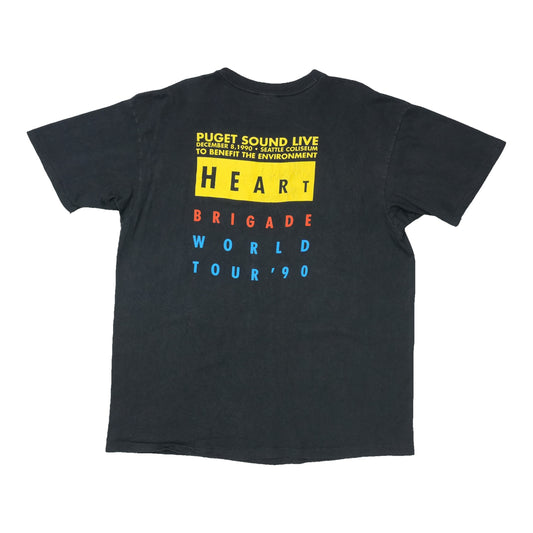 1990 Heart Brigade Puget Sound Benefit Concert Shirt