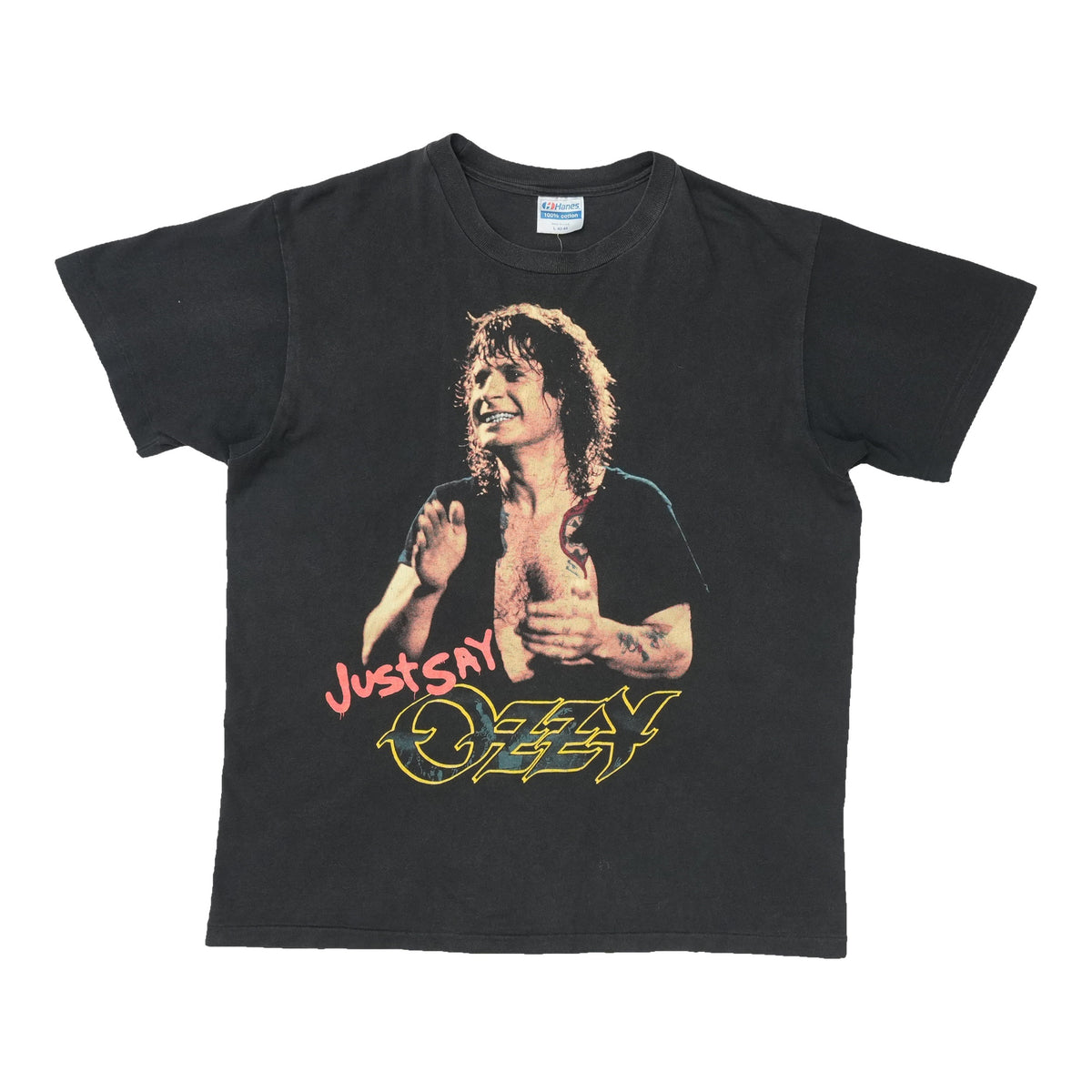 1990 Ozzy Osbourne Just Say Ozzy Shirt