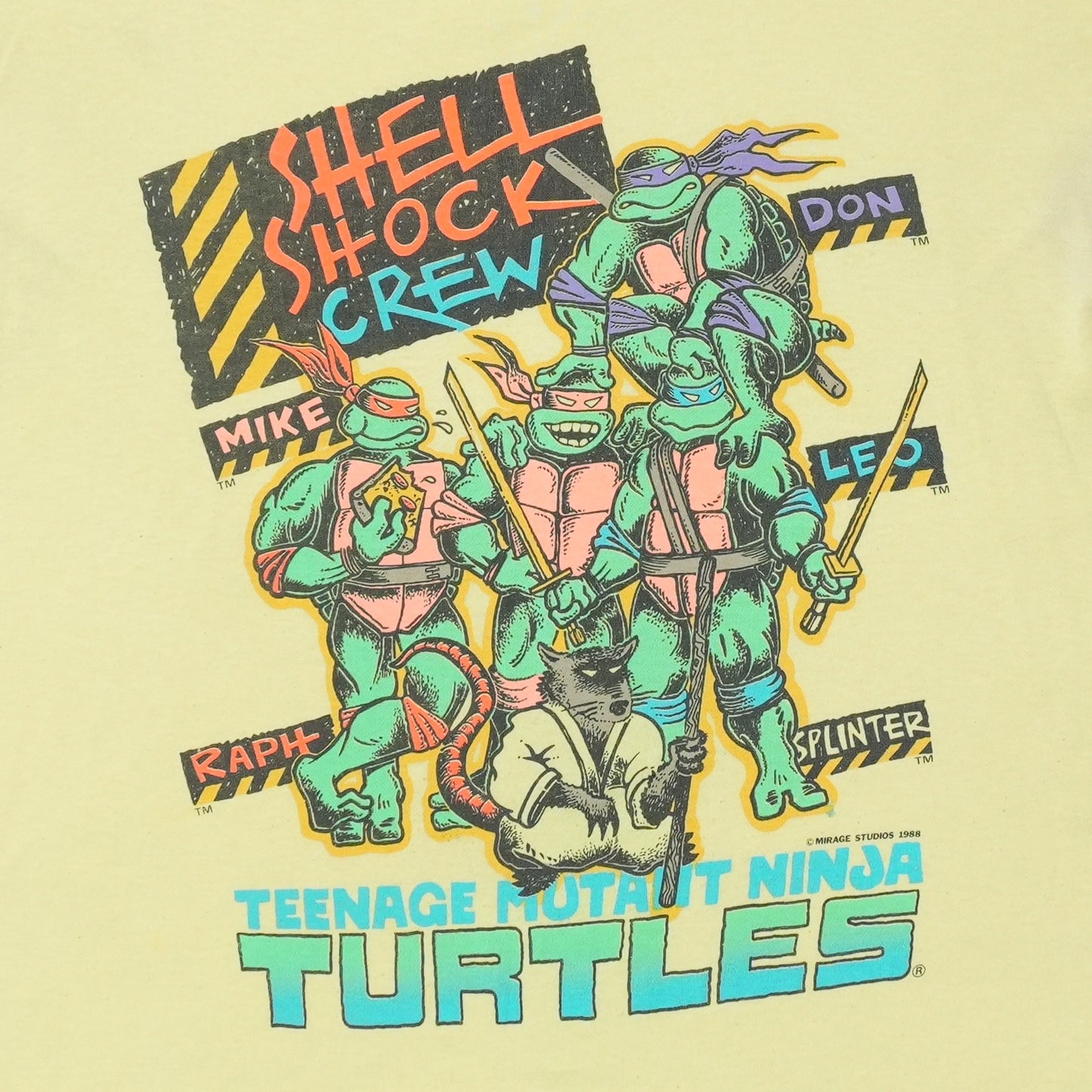 1990 Teenage Mutant Ninja Turtles Shell Shock Crew Shirt