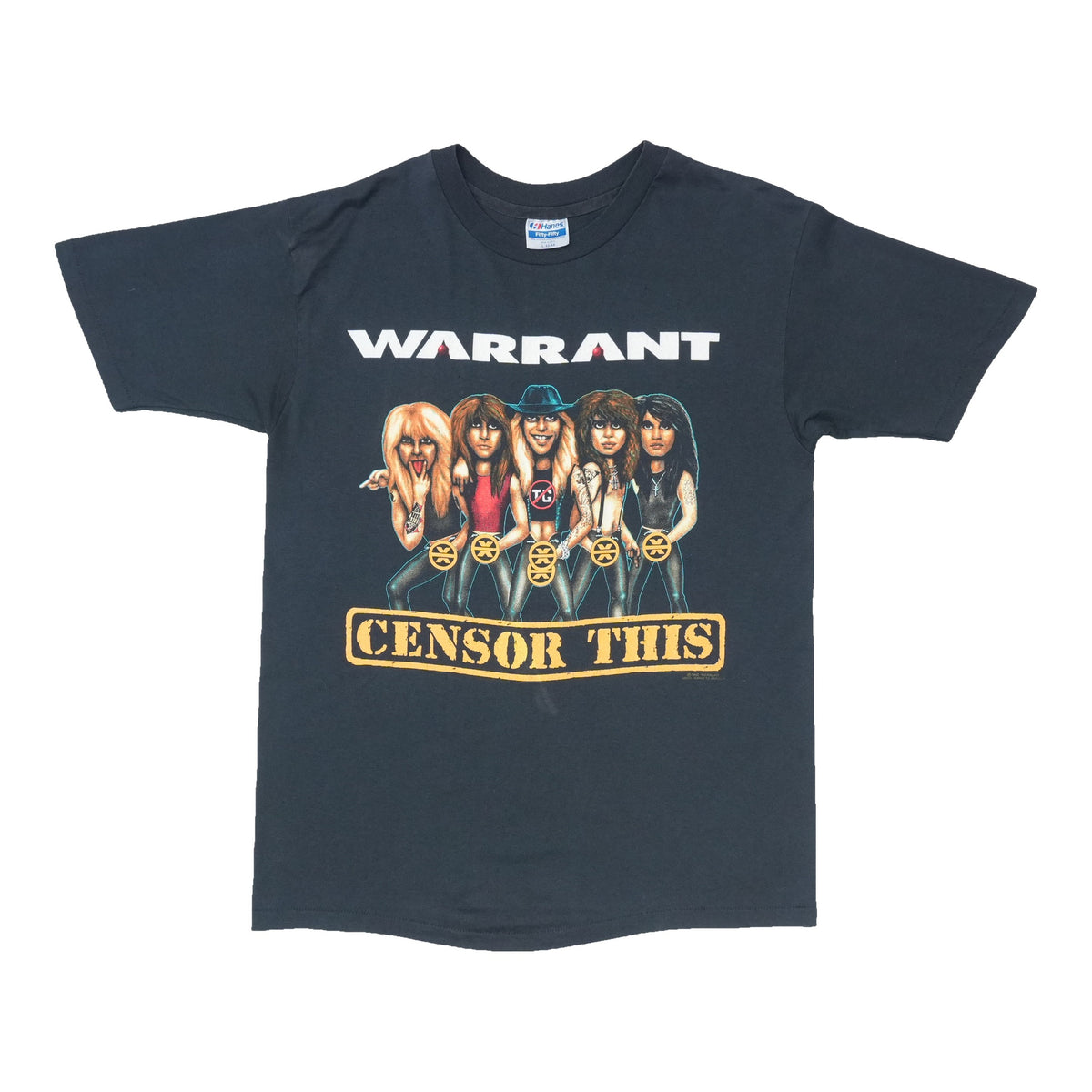 1990 Warrant Censor This Shirt