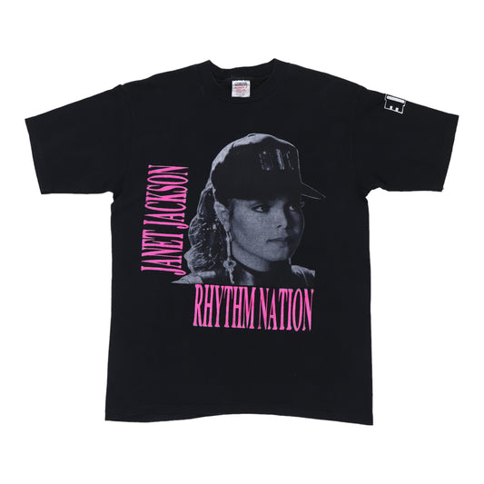 1990 Janet Jackson Rhythm Nation Tour Shirt