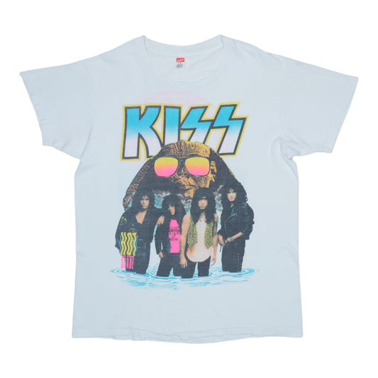 1990 Kiss Hot In The Shade Tour Shirt