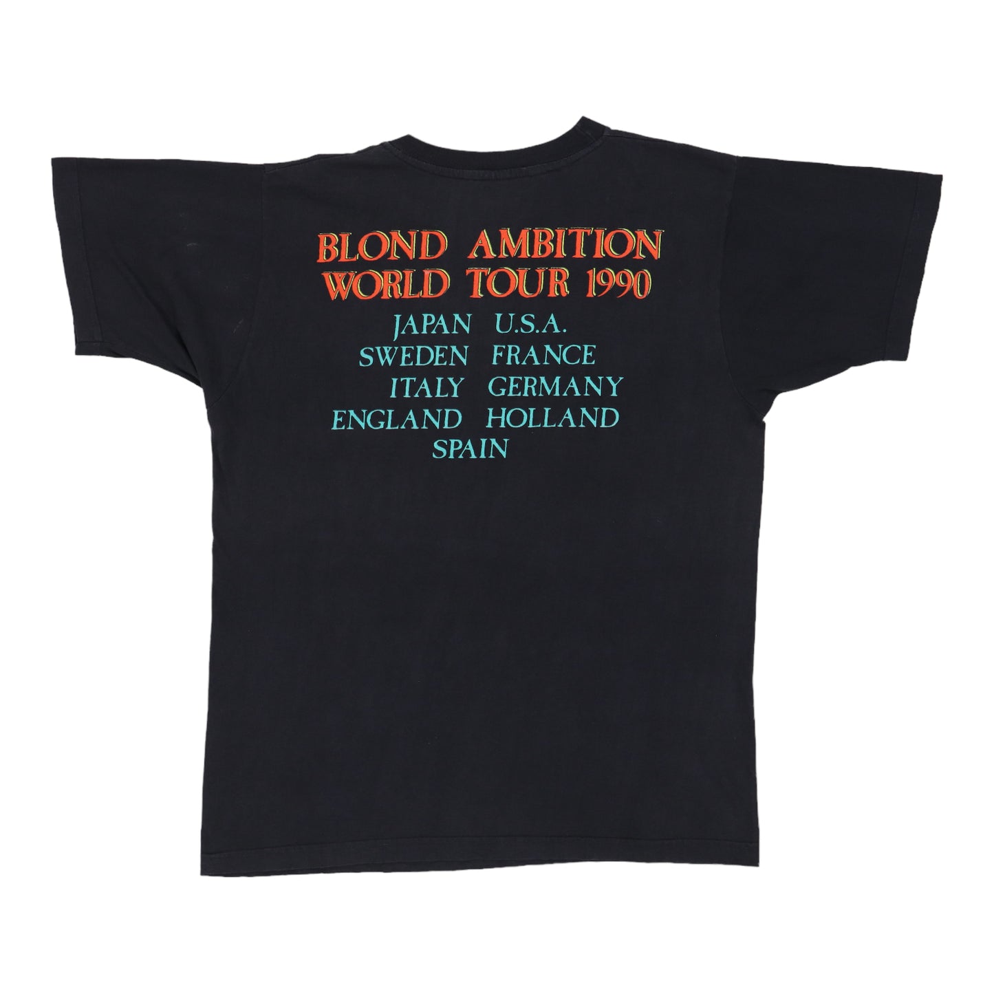 1990 Madonna Blonde Ambition World Tour Shirt