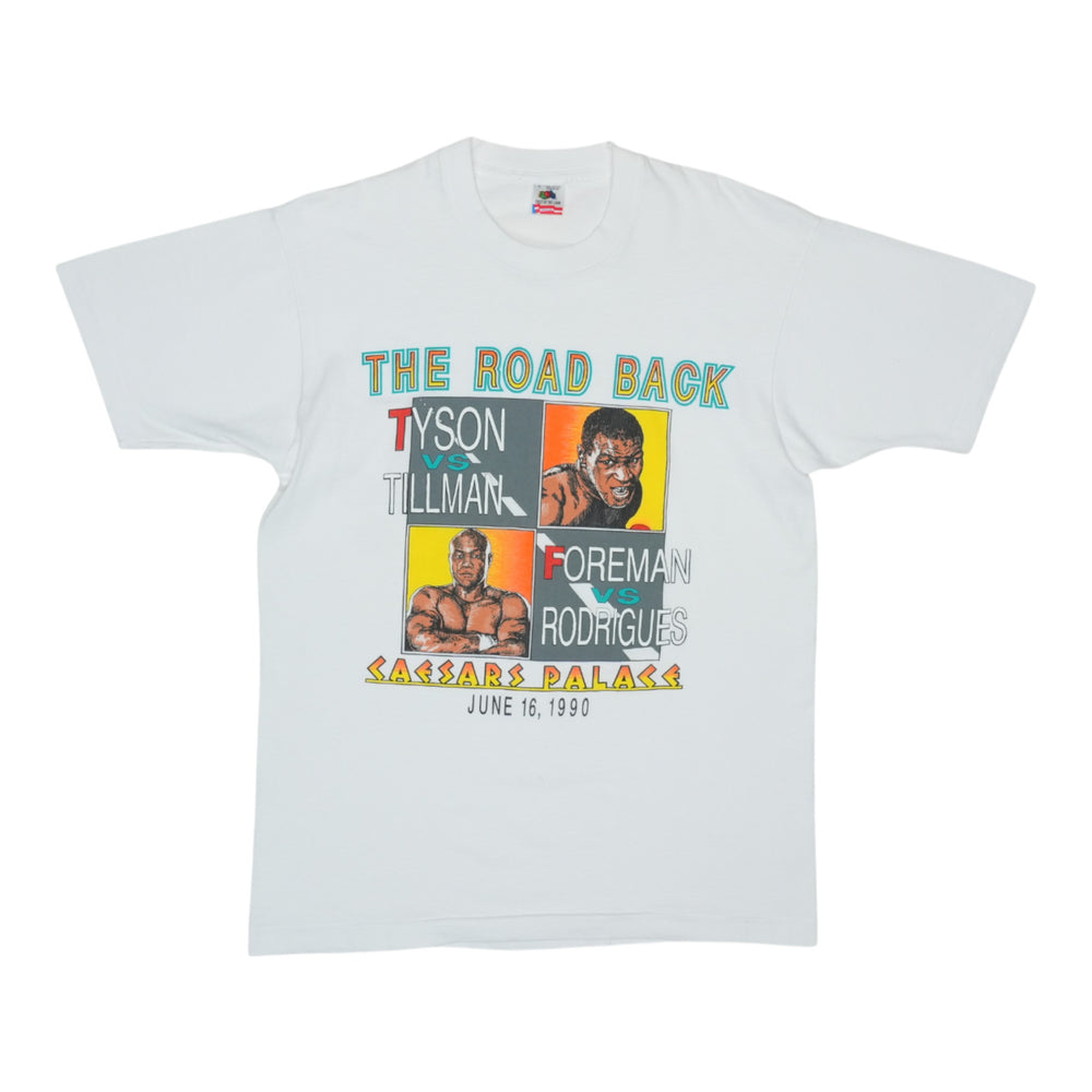 1990 Mike Tyson George Foreman Ceasars Palace Shirt