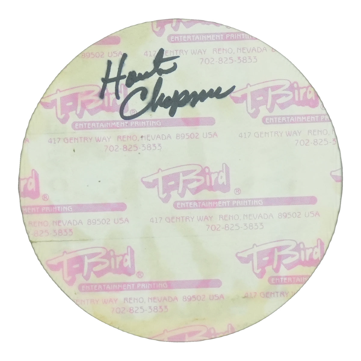 1990 Joe Satriani Flying in a Blue Dream Tour Working Personnel Backstage Pass back