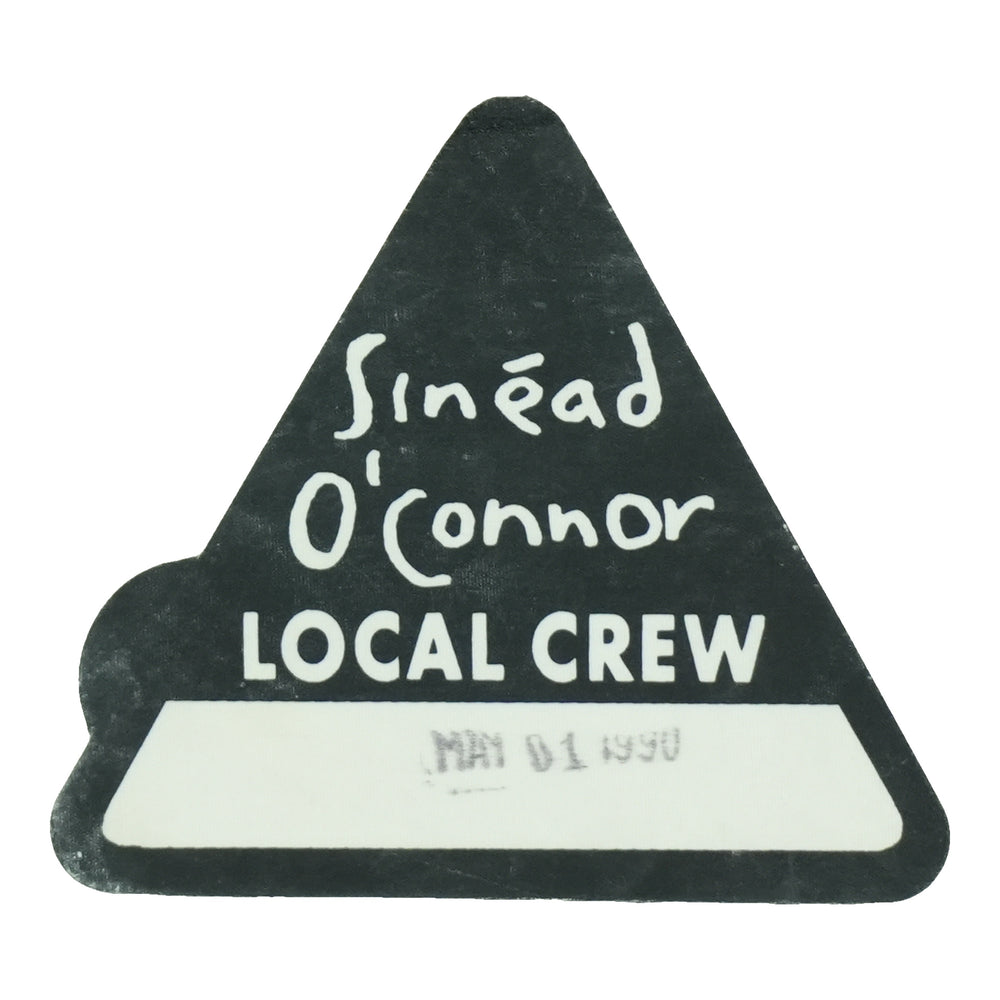 1990 Sinead O'Connor Local Crew Pass front