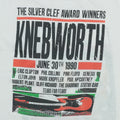 1990 Knebworth Silver Clef Award Winners Shirt Detail 4