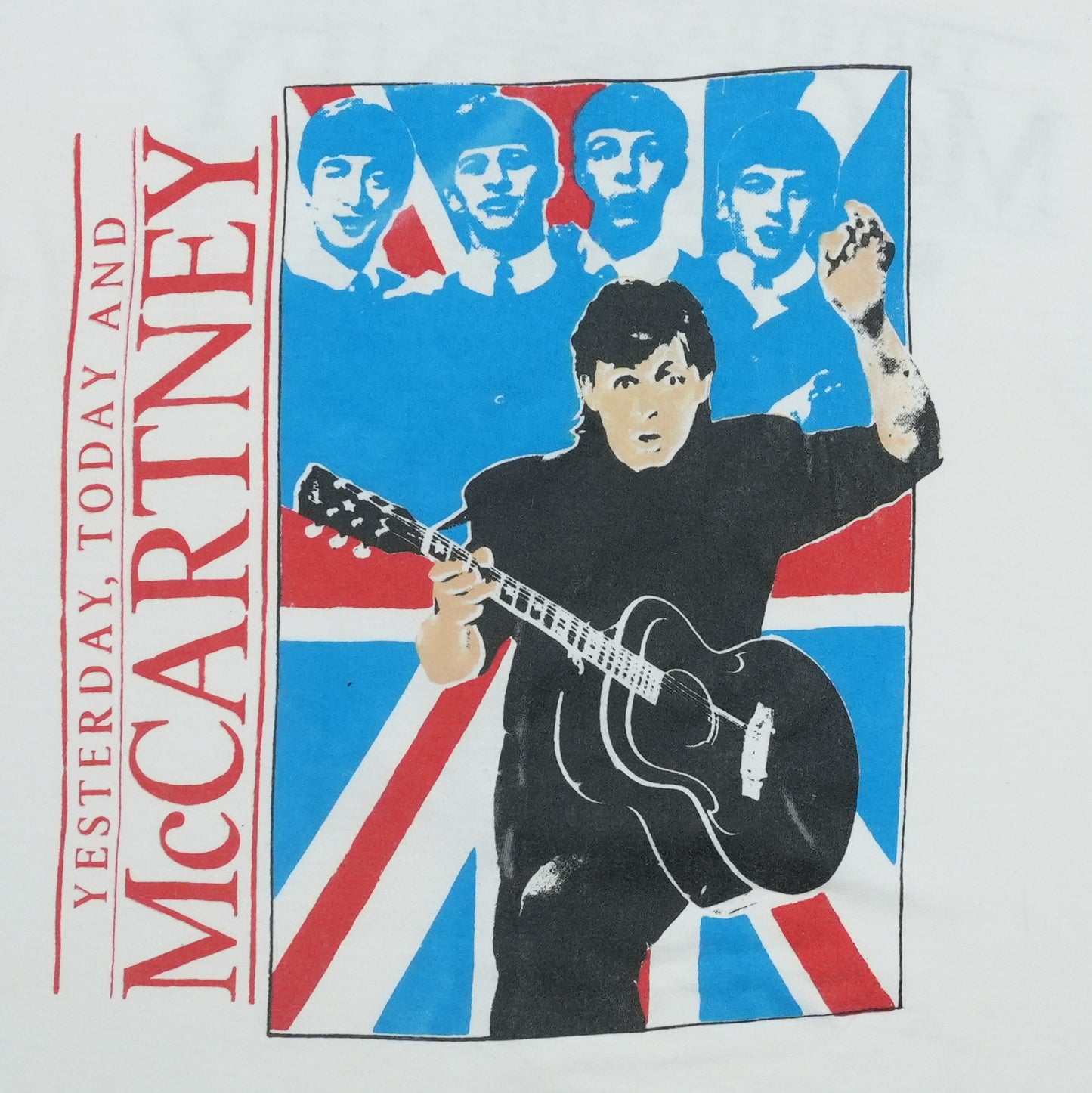 1990 Paul McCartney New World Tour Shirt Detail 2