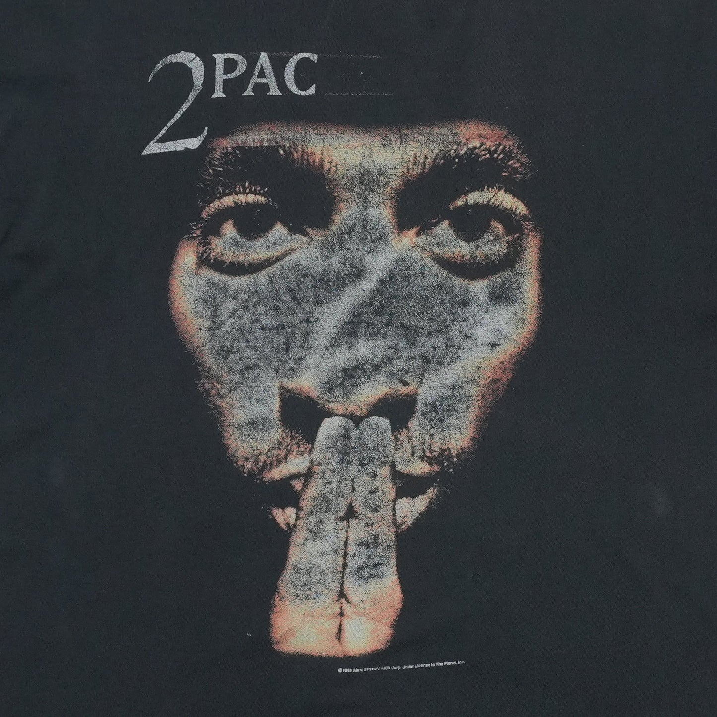 1990s 2Pac Me Against the World Shirt Detail 2