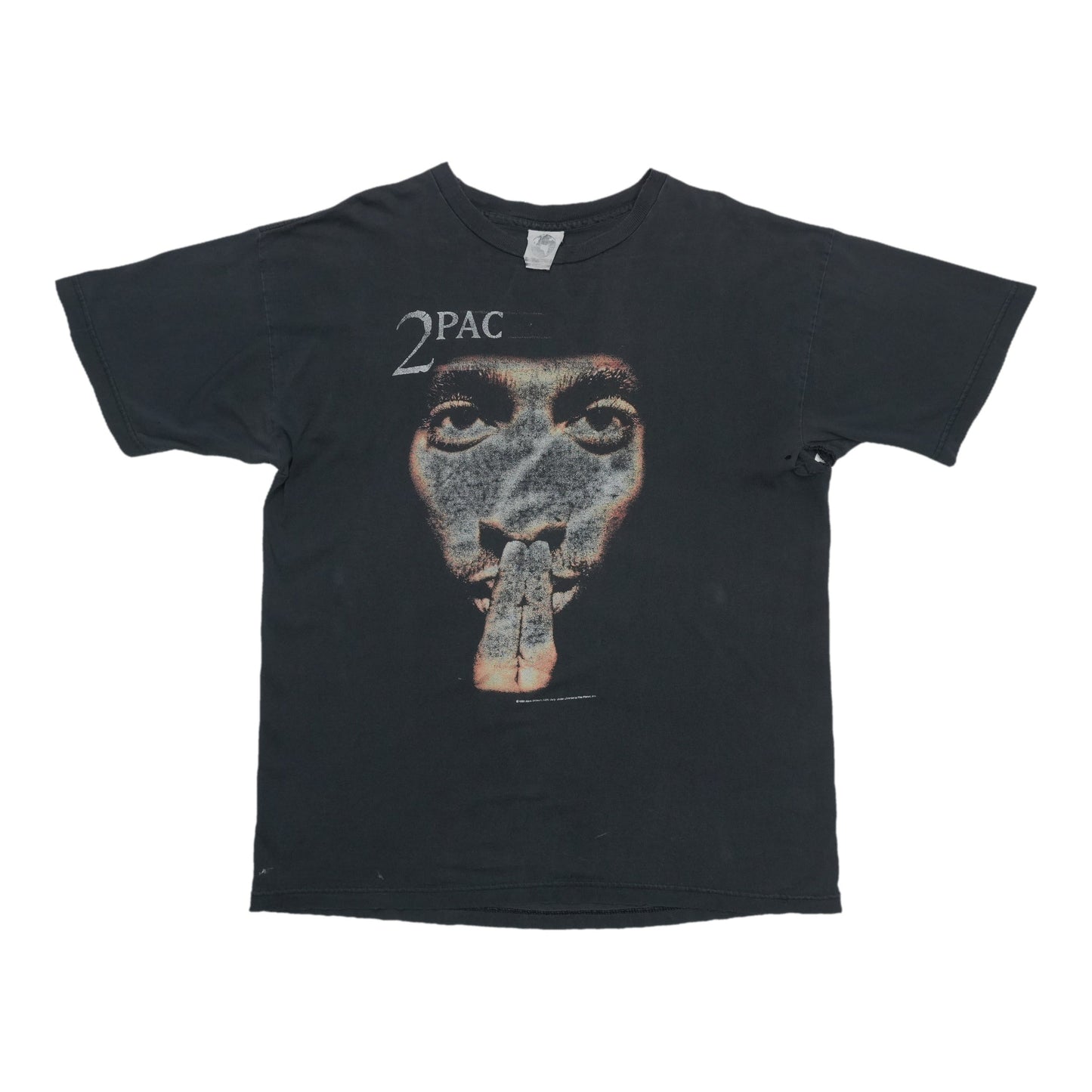 1990s 2Pac Me Against the World Shirt Front