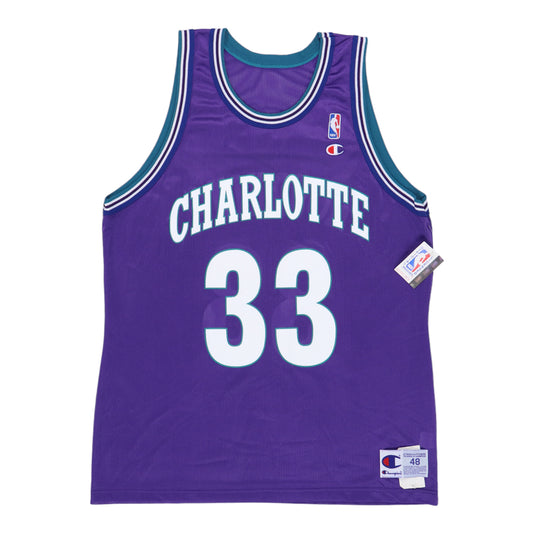 1990s Alonzo Mourning Charlotte Hornets Jersey