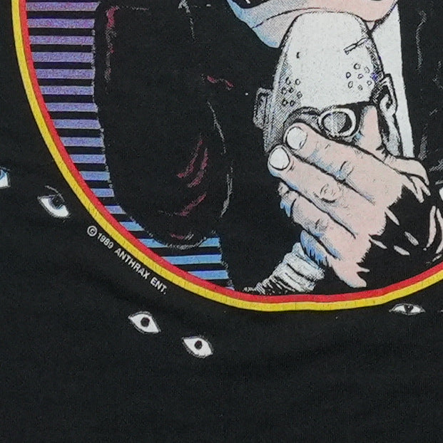 1990s Anthrax Don't You F'n Look At Me Shirt Detail 3