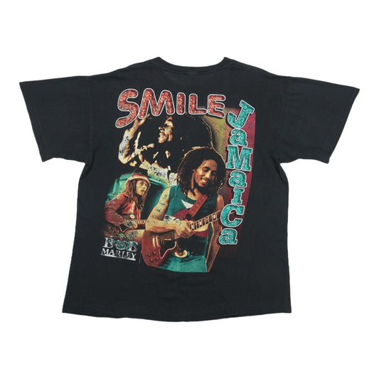 1990s Bob Marley Smile Jamaica Shirt Back