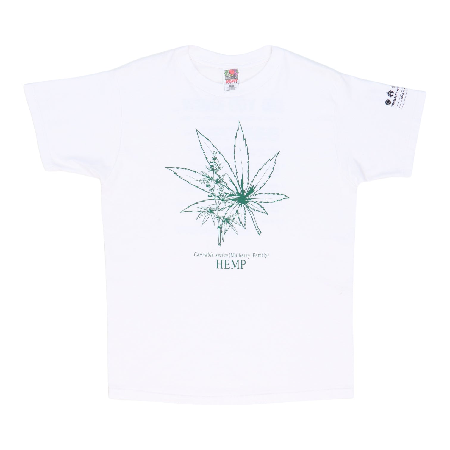 1990s Cannabis Sativa Hemp Facts Shirt – WyCo Vintage