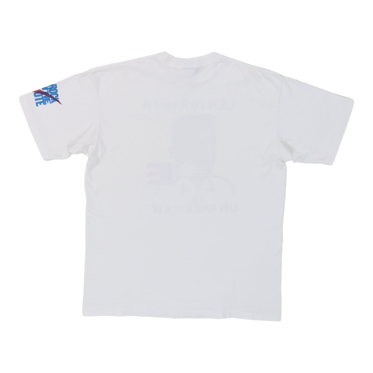 90s MTV ROCK THE VOTE Tシャツ Rock the Vote Mtv Classic Retro Style Music Election
