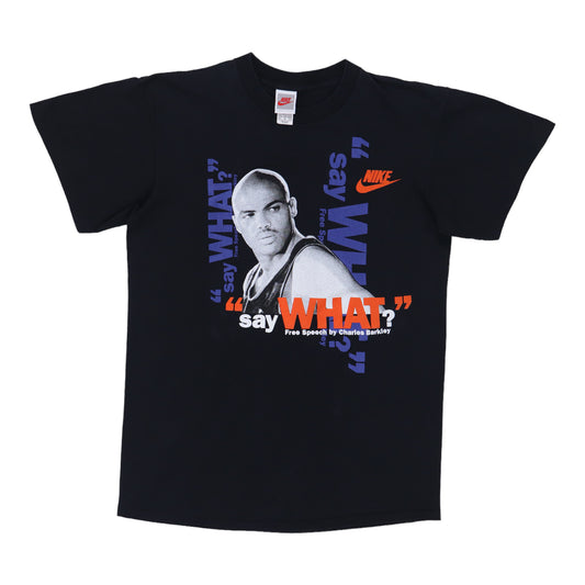 1990s Charles Barkley Free Speech Nike Shirt