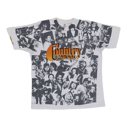 1990s Country Music Through And Through All Over Print Shirt