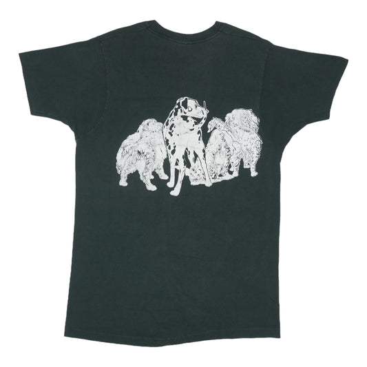 1990s Dogs Dalmatian Illustration Shirt Back