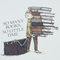 1990s Edward Gorey So Many Books So Little Time Shirt